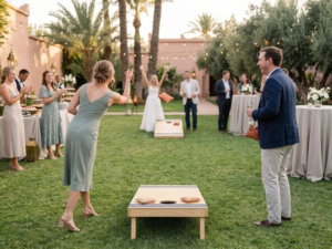 Animation-mariage-originale-et-jeu-de-plein-air-pour-invités-a-Marrakech